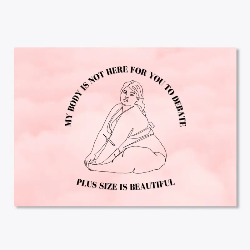 MY FAT BODY STICKER