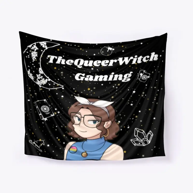 Queer Witch Gaming Tapestry