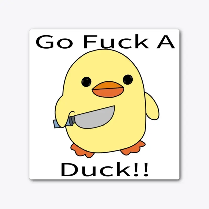 Angry duck